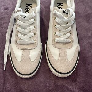 Keds Snow White and Cream Sneakers